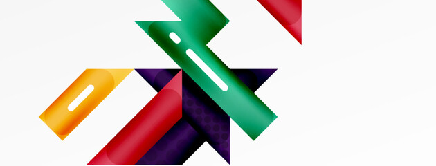 Background color abstract overlapping stripes. Minimal composition vector illustration for wallpaper banner background or landing page