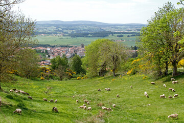 Paysage de la campagne fran&ccedil;aise