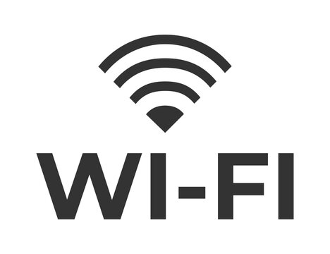 wi-fi icon. High speed wifi or wireless network logo. Mobile Internet technology symbol. Vector illustration.