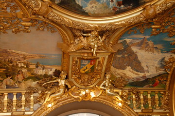 Obraz premium Dorures Moulure plafond