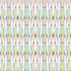 ethnic seamless pattern chevron dye tie batik