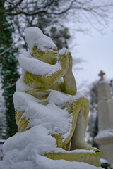 statues on Lychakiv Cemetery