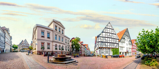 Rathaus, Bad Wildungen, Hessen, Deutschland 