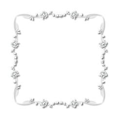 Frame, in the style of an ornament, Vector illustration eps 10, Art.	