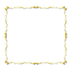 Frame, in the style of an ornament, Vector illustration eps 10, Art.	