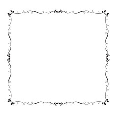 Frame, in the style of an ornament, Vector illustration eps 10, Art.	