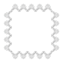 Frame, in the style of an ornament, Vector illustration eps 10, Art.	