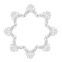 Frame, in the style of an ornament, Vector illustration eps 10, Art.	
