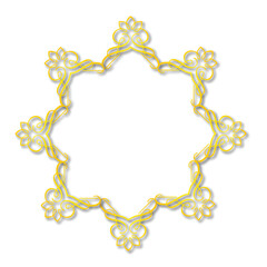 Frame, in the style of an ornament, Vector illustration eps 10, Art.	