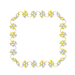 Frame, in the style of an ornament, Vector illustration eps 10, Art.	