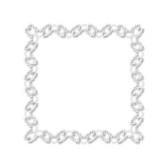 Frame, in the style of an ornament, Vector illustration eps 10, Art.	