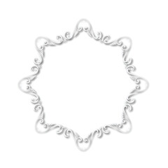 Frame, in the style of an ornament, Vector illustration eps 10, Art.	