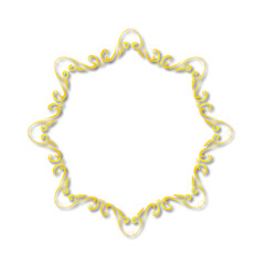 Frame, in the style of an ornament, Vector illustration eps 10, Art.	