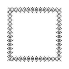 Frame, in the style of an ornament, Vector illustration eps 10, Art.	