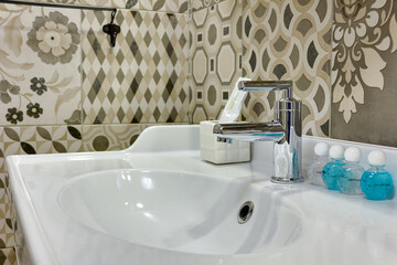 beautiful bathroom interior. High quality photo