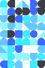 Blue colors pattern.