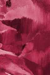 abstract oil paint texture on canvas, background. New 2023 trending PANTONE 18-1750 Viva Magenta colour
- 550894740