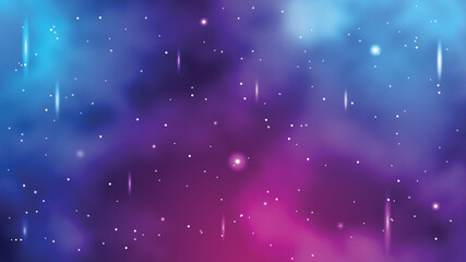 Space backround with realistic nebula