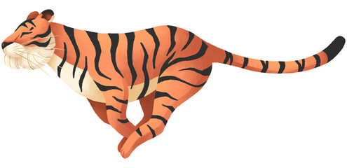 Running Tiger