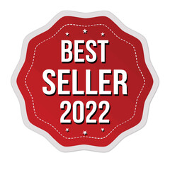 Best seller 2022 label or sticker