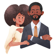 Couple Wedding love Watercolor