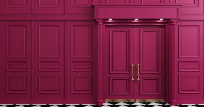 Viva magneta wall cabinet wood panel background