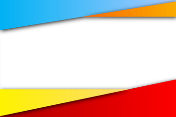 Obraz premium Polygonal Geometric Abstract Background with Orange, Blue and Red Color with Modern Style Shape