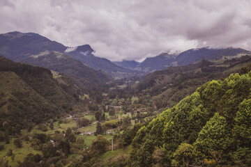 Fototapeta premium Mirador Valle del Cocora