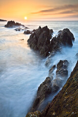 Côte rocheuse à Clohars carnoet