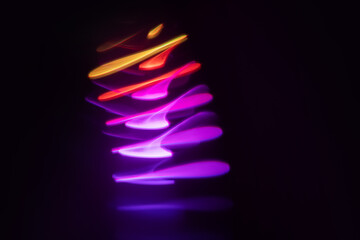 Soft rainbow light flares background or overlay