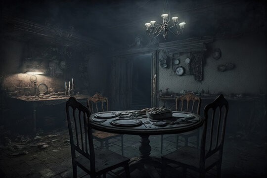 Old Haunted House - Kitchen
