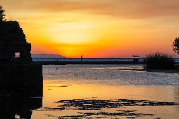 sunrise at the beach