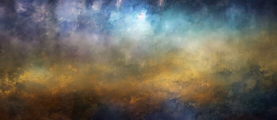 An Abstract Of Blue, Yellow, And Brown, Imaginative Copyspace For Text Abstract Texture Concept Background Wallpaper.