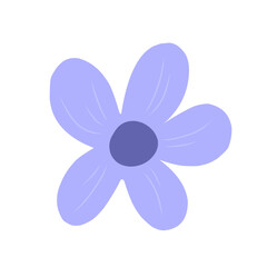 Fototapeta na wymiar Pastel Flower Doodle