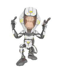 chimpanzee astronaut is rock and roll