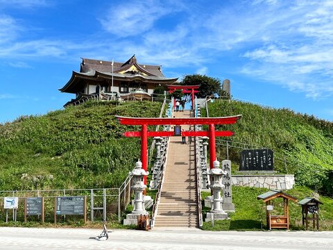 絵画　油絵　蕪島　八戸 八戸本」編集部が紐解く！蕪島の歴史を徹底解剖 | VISIT