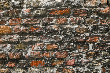 Old masonry brick wall