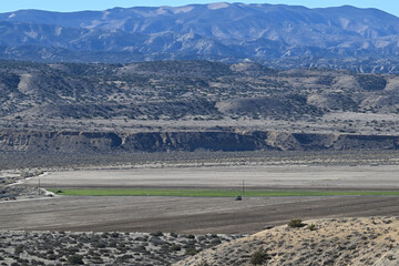 Agriculture in arid California.