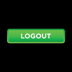 logout button website vector template