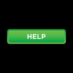 help button website vector template