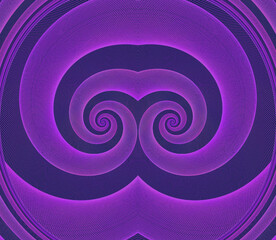 violet abstract background with circles, futuristic design