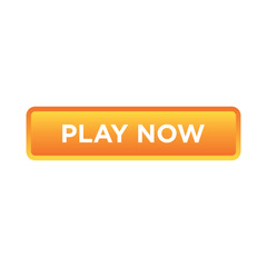 play now button website vector template
