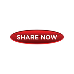 share now button website vector template