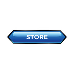 Store Button Website Vector Template