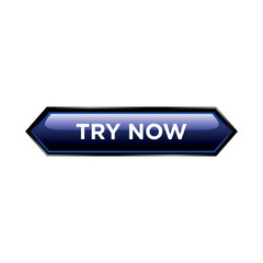 Try Now Button Website Vector Template