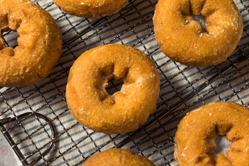 Homemade Pumpkin Spice Donuts