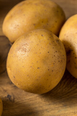 Homemade Raw Yellow Potatoes