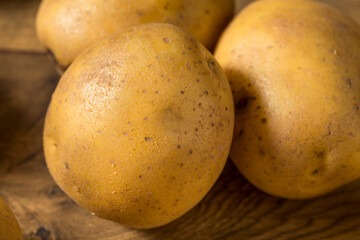 Homemade Raw Yellow Potatoes