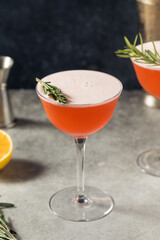 Boozy Refreshing Winter Sour Cocktail