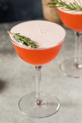 Boozy Refreshing Winter Sour Cocktail